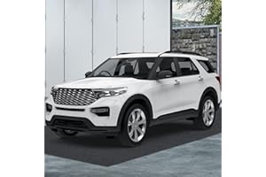 LUX XD Garage Floor Mat Contains Liquid Protects Floor Premium Absorbent Oil Pad, Durable Reusable Easy to Clean Parking Mat, 7.4 x 17 Feet