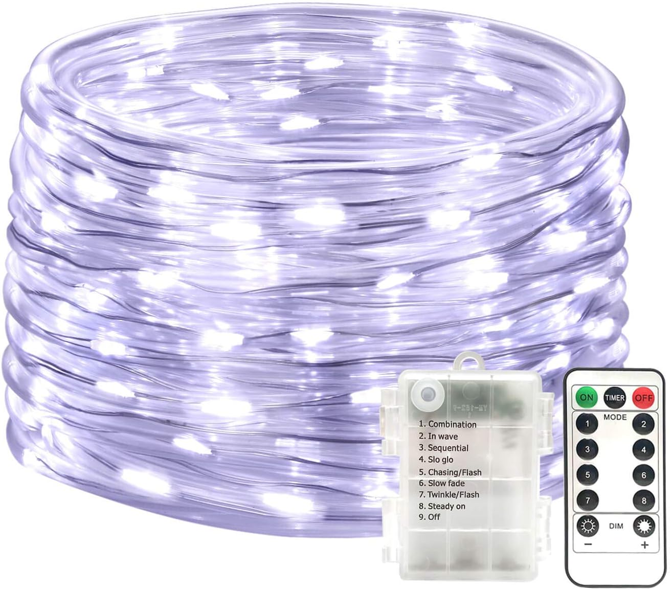 Rope String Lights Battery Operated