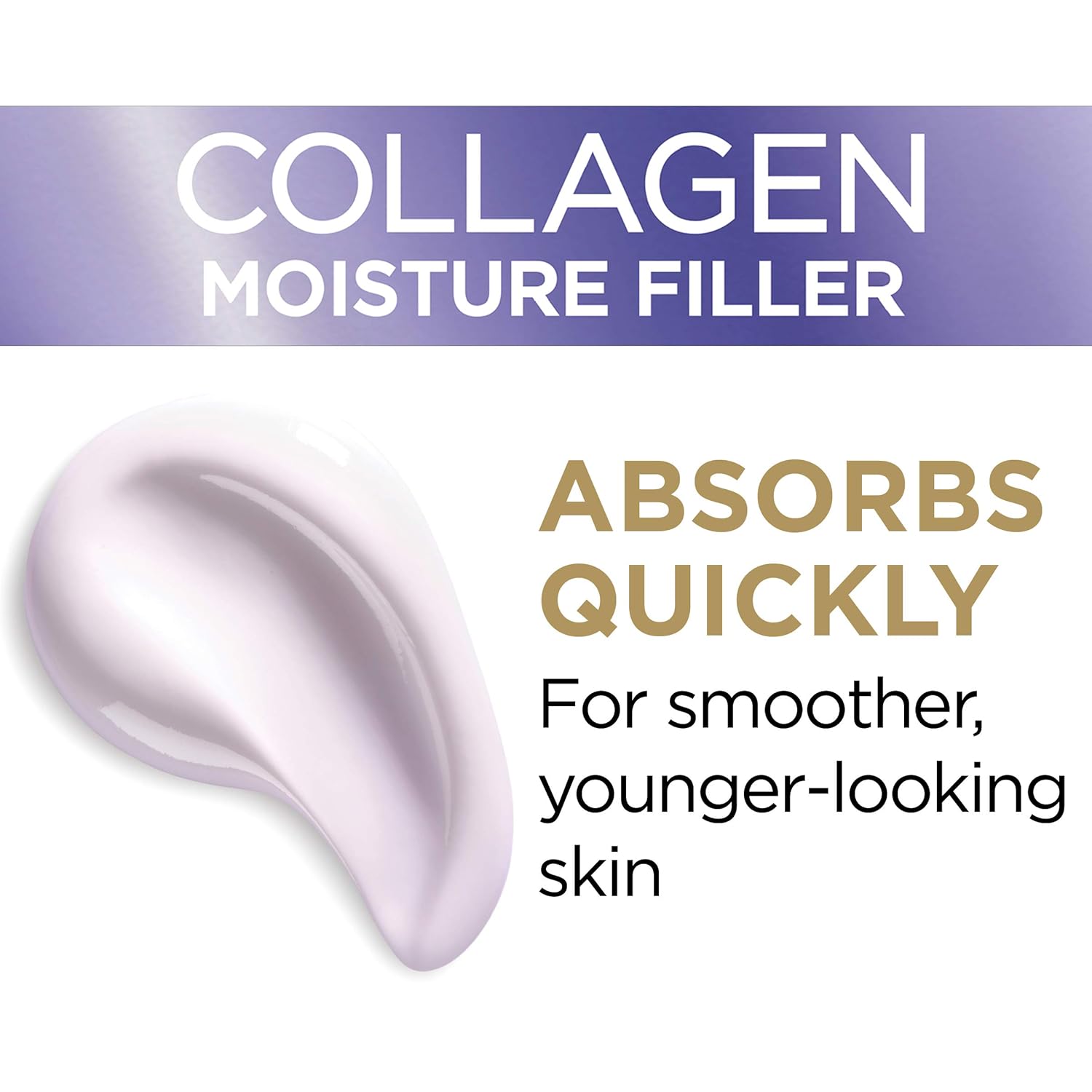 Collagen Face Moisturizer by L’Oreal Paris Skin Care Day and Night Cream Anti Aging Face Cream to Smooth Wrinkles I Non-Greasy I 1.7 oz.: Health & Personal Care