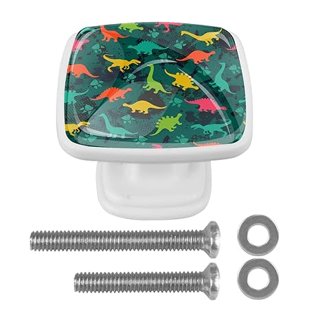 Küchenschrankknöpfe Farbdinosaurier Schreibtischknöpfe Dekorative