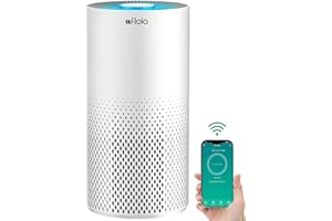 Afloia Air Purifiers for Home Bedroom Large Room Up to 1076 Ft², Smart WiFi Works with Alexa, 3-Stage Filter Cleaner Odor Eliminator, Pet Dander Pollen Allergy Dust Mold Smoke, 22dB, Kiloplus