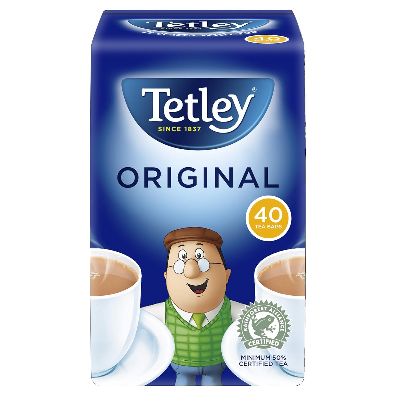 Tetley Original 40 Tea Bags, 250g Amazon.co.uk Prime Pantry