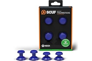 SCUF Instinct Interchangeable Thumbsticks 4 Pack, Replacement Joysticks only Instinct Pro Performance Xbox Series X|S Controller - Blue