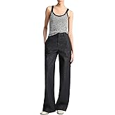 Vince Women's High Waist Cotton Twill Wide Leg