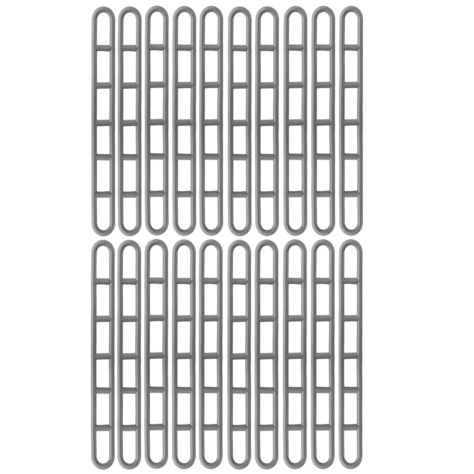 BITS4REASONS RUBBER CARAVAN EXTRA STRONG STORM/HIGH WIND DURABLE AWNING LADDERS PEGGING TENSION STRAPS 20 UNIT PACK
