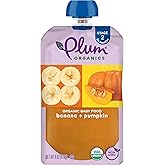 Plum Organics Stage 2 Organic Baby Food, Banana & Pumpkin, 4 Ounce Pouch