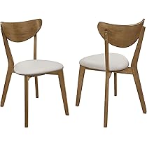 ダイニングチェア kaki CHINON CHAIR WOOD SEAT Amazon.com - Coaster Home Furnishings Kersey Mid Century