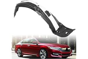 JMTAAT Front Inner Fender Liner Compatible with 2016-2017 Honda Accord Sedan Replacement for 74100T2AA01, HO1249157 Wheel Liner Splash Shield Splash Guard Passenger Side