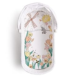 JumpOff Jo - Hypoallergenic Fitted Bassinet Sheet