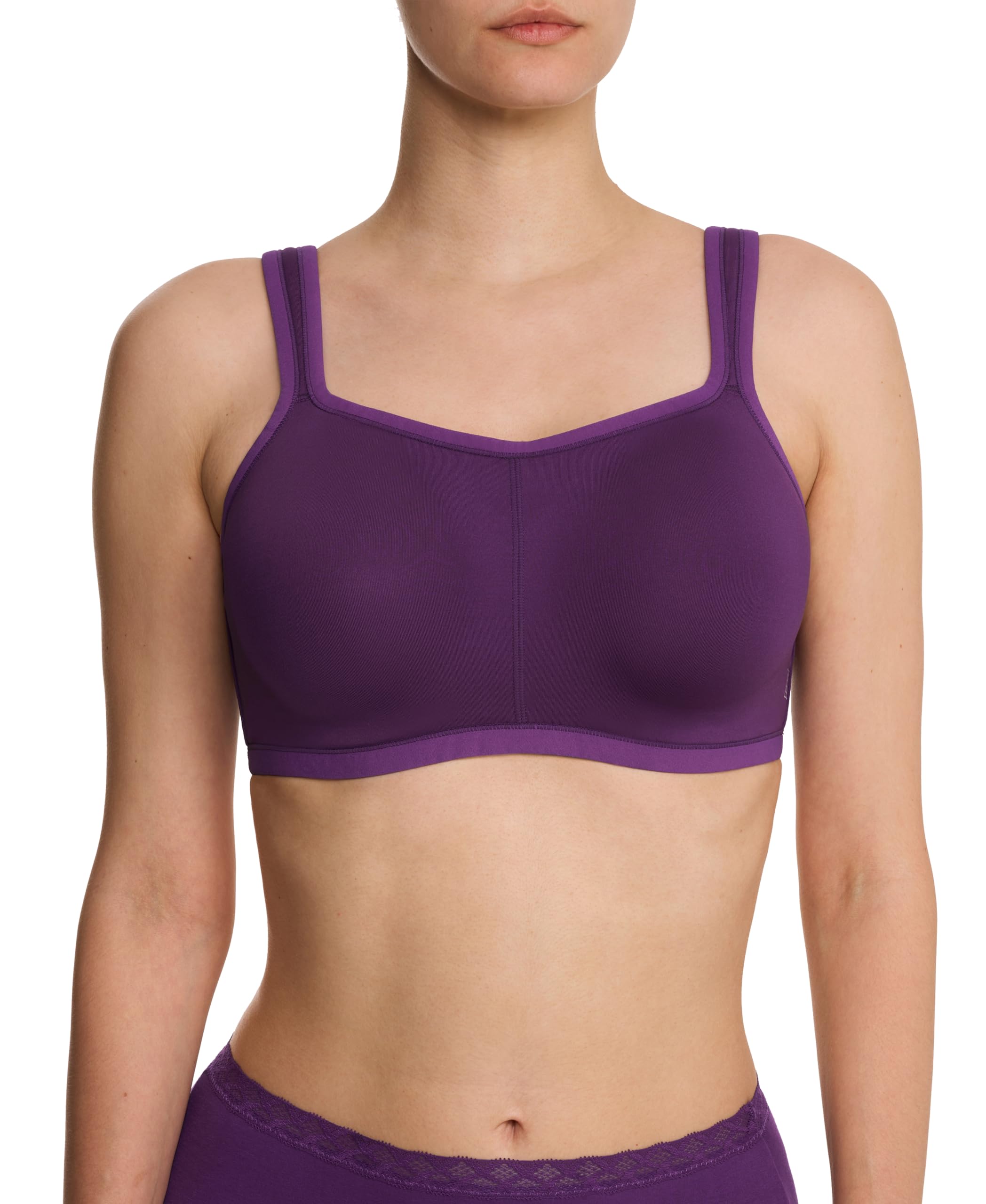Natori Women's Yogi Contour Convertible Sports Bra 731050, Vivid Grape Image