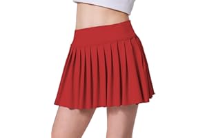 AugIris Girls Pleated Skirt with Shorts Athletic Tennis Skorts School Kids Teen High Waisted Skorts with Pockets
