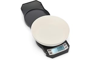 Precision Digital Kitchen Weight Scale, Food Measuring Scale, Backlit LCD Screen 500g x 0.01g (Black), LB-501 - AMERICAN WEIGH SCALES