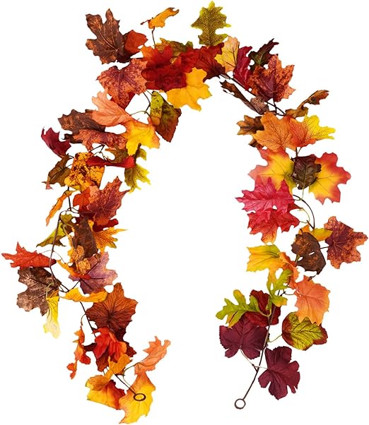 Amazon Com Sunm Boutique 2 Pcs Artificial Maple Leaf Garland