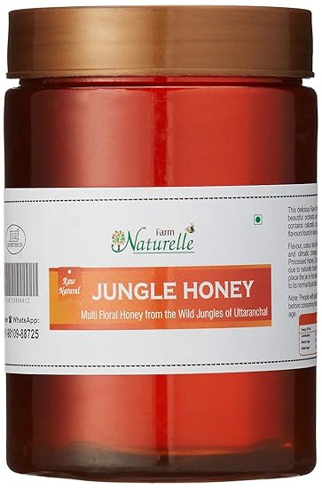 Farm Naturelle Pure Raw Natural Unheated Unprocessed Forest Honey, 815g