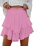 Lepunuo Skorts for Woman High Waisted Girls Shorts