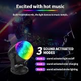 [Pack of 2] CATPOWER Remote Sound Activated USB LED Party Lights RGB Disco Ball view 4