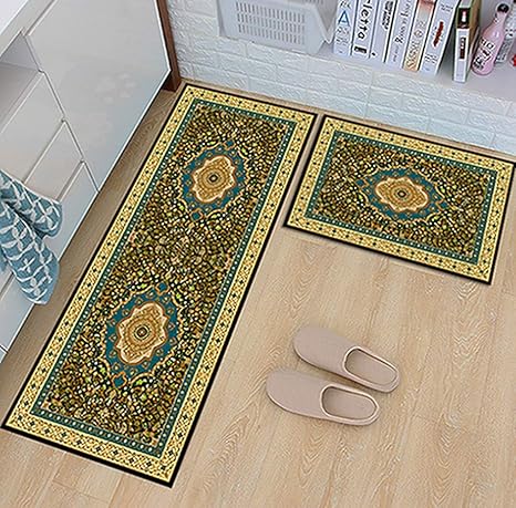 Amazon キッチンマット 洗える マット キッチン 滑り止め 180 60 90cm ラグ カラー 台所マット キッチンラグ 丸洗い すべり止め 春夏秋冬 1cm ワイド おしゃれ 北欧 柄 黒 ブラック 花柄 おしゃれ 軽量 ホットカーペット対応 ロング マット 玄関マット オンライン通販