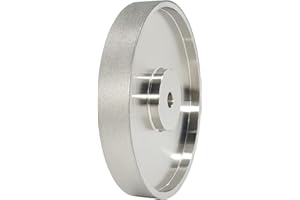 GYTYCATAH CBN Grinding Wheel, Dia 6" x 1" Wide with 1/2" Arbor, Diamond Grinding Wheel for Sharpening High Speed Steel, Grit 320