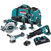Makita XT296ST 18V LXT Brushless Cordless Combo Kit - Hammer Drill & Impact Driver With 5.0Ah Batteries