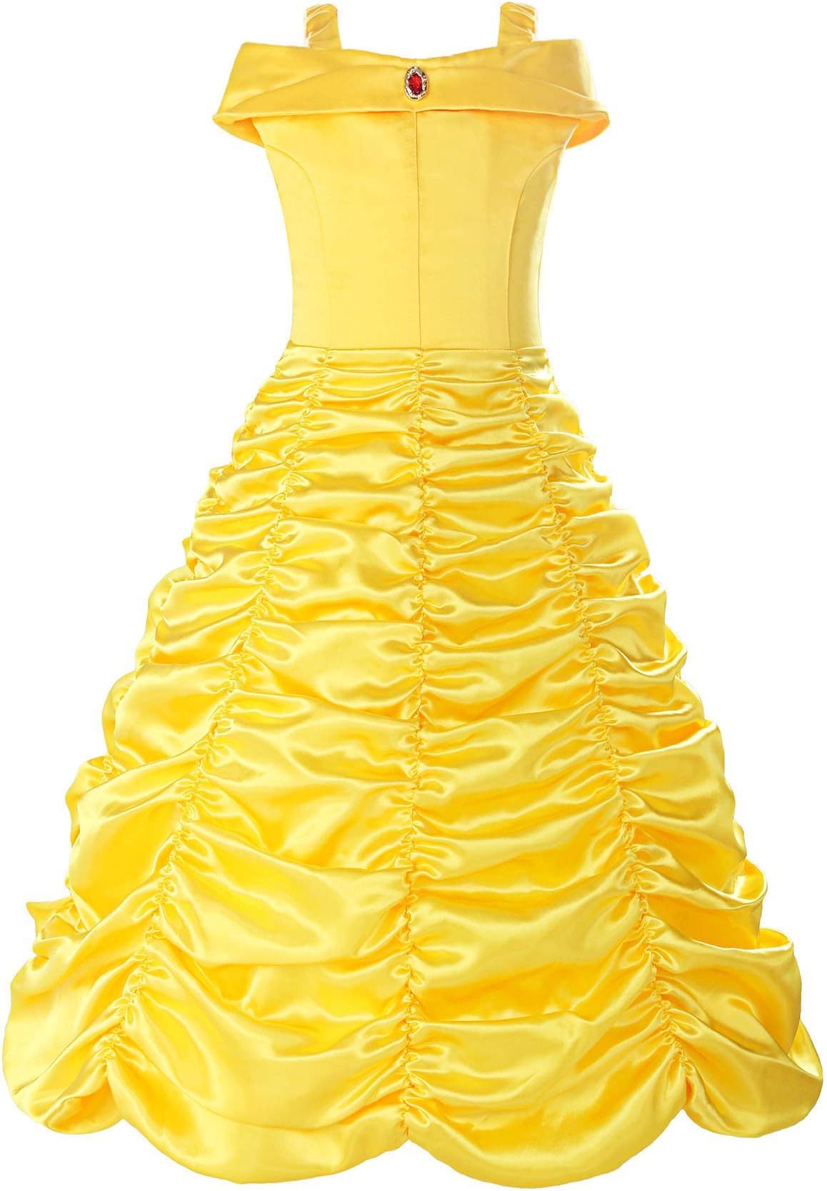 ReliBeauty Little Girls Layered Princess Costume Dress up, Yellow