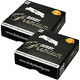 Derby Premium Single Edge Razor Blades, Razor Blades, Single Edge, Ultra Sharp, Chromium - Ceramic - Platinum - Tungsten and Polymer Coated Edges (2)