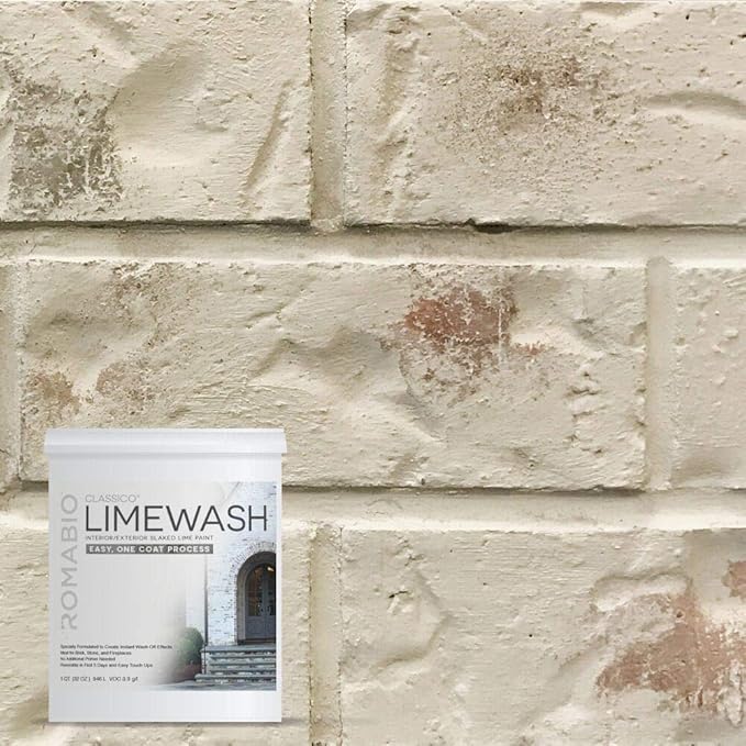 Romabio Classico Limewash Interior/Exterior Paint, Italian