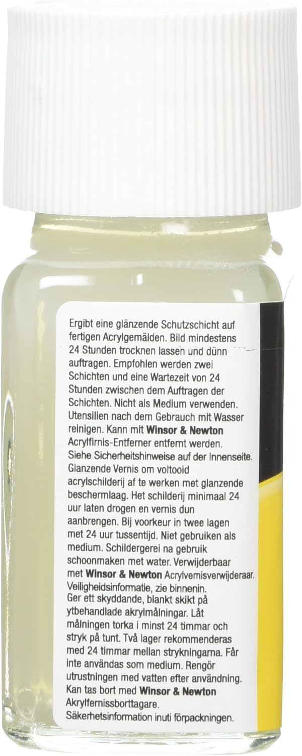 Winsor and Newton Galeria 75ml Gloss Acrylic Varnish, White, 75 ml (Pack of 1) - Image 4