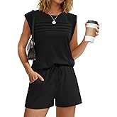 WIHOLL Two Piece Sets for Women Trendy Short Sets Beach Vacation Clothes Airport Travel Cruise Summer Outfits