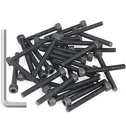 35 Pieces M5 x 40mm Socket Head Cap Screws, Thread