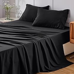 ChiXpace Twin Sheets Set Black - Soft Twin Bed