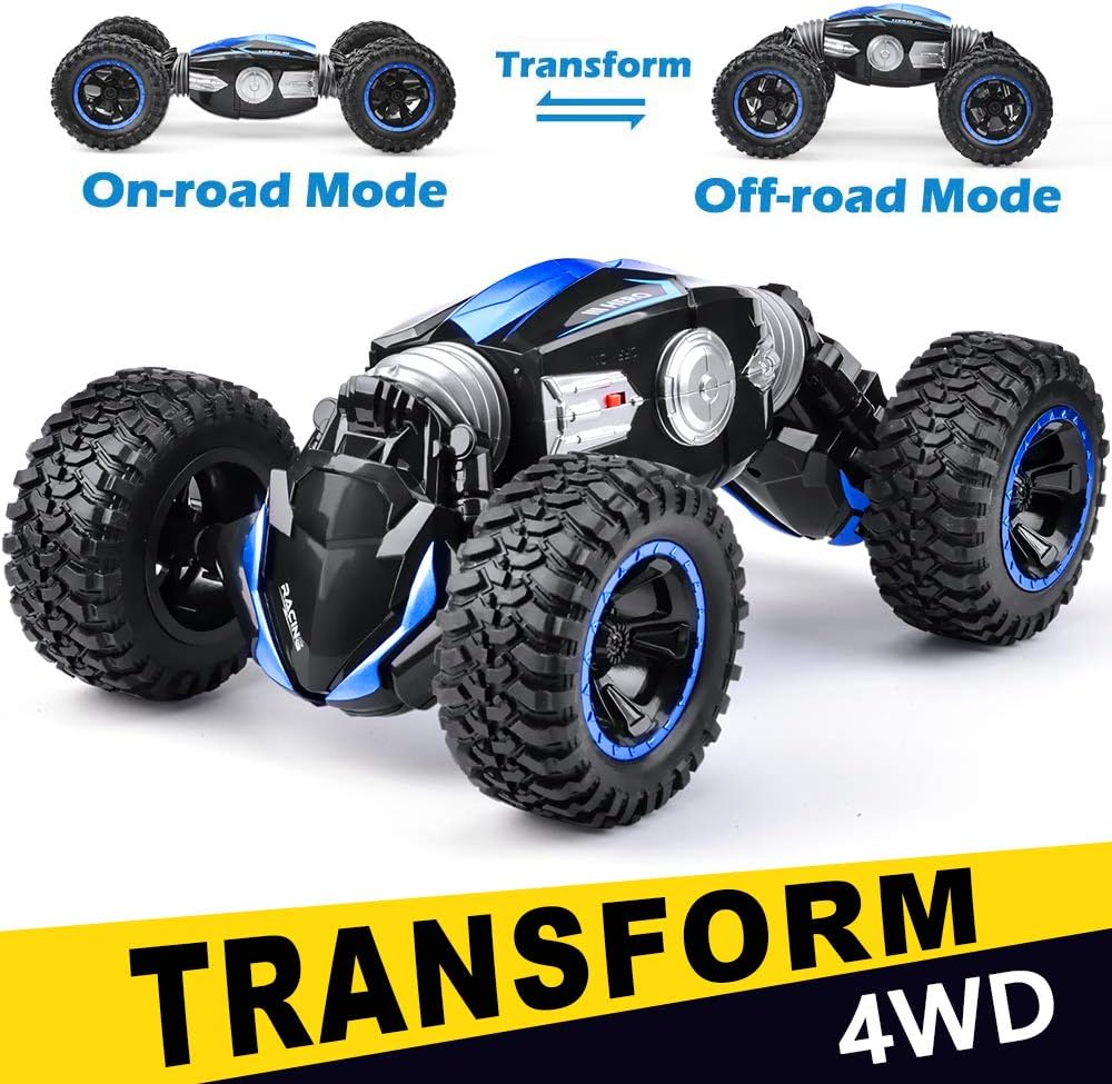 NQD RC Car Off-Road Vehicles Rock Crawler 2.4Ghz Remote Control Car Monster Truck 4WD Dual Motors Electric Racing Car, Kids Toys RTR Rechargeable Buggy Hobby Car