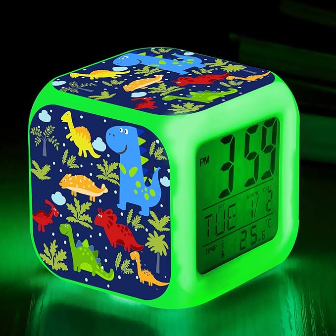 TCJJ Alarm Clock for Kids, Boy Gifts, Digital Alarm Clocks