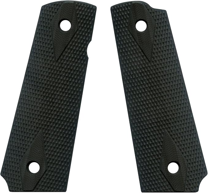 VZ Grips DDBXA Double Diamond Full Size 1911 Gun GripAmbi Cut, Grips