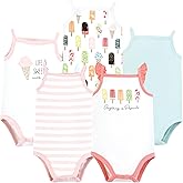 Touched by Nature Unisex Baby Organic Cotton Bodysuits