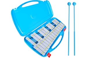 EASTROCK Professional Glockenspiel, 25 Notes Xylophone, Perfectly Percussion Instrument