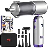 DSP 11-in-1 Handheld Car Vacuum Cleaner, 120W High Power Cordless Vac with 17kPa Suction, Multi-Nozzles for Car, Home, Keyboard, Sofa & Pet