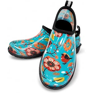 HSYAAMOO Garden Clogs for Women Waterproof Slip On – Non-Slip Garden Shoes for Women with Comfort Insole, Outdoor Yard Work S