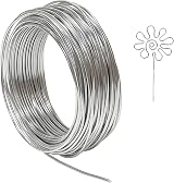 Tenn Well 12 Gauge Aluminum Craft Wire 100 ft 2mm Silver Anodized