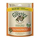 Greenies FELINE Dental Treats For Cats Oven Roasted Chicken Flavor 5.5 oz. With Natural Ingredients Plus Vitamins, Minerals, And Other Nutrients