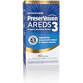 PreserVision AREDS3 Eye Vitamins Macular Supplement, 60 Softgels | AREDS3 formula, macular support* Vitamins for eyes, #1 eye doctor recommended brand1, 3-in-1 support, seniors, 60 softgels