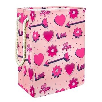 Spielzeug Aufbewahrungskorb Rosa Liebesblume Aufbewahrungswürfel