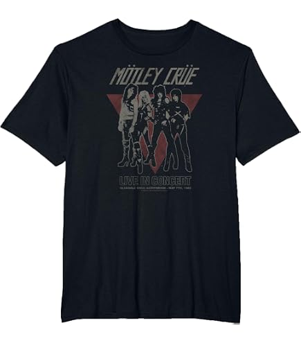 Amazon.com: Motley Crue Men's World Tour Vintage T-Shirt X-Large