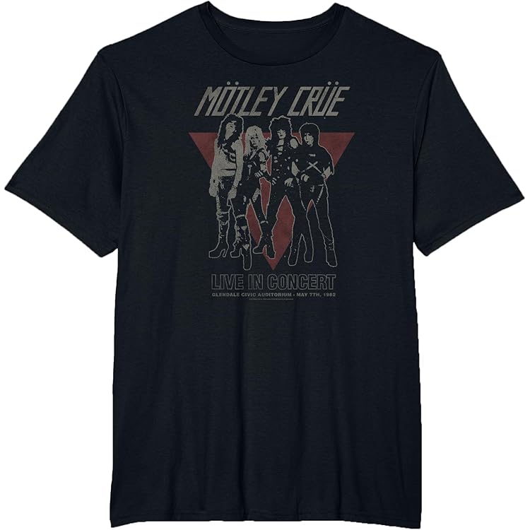 Amazon.com: Mötley Crüe – The Final Tour Caricature T-Shirt, Men's