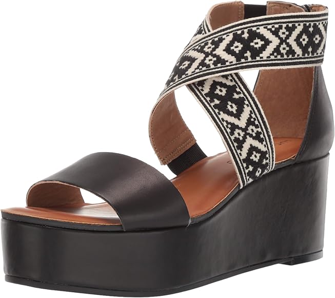 lucky brand black wedges