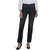 NYDJ Womens High-Rise Marilyn Straight Jeans