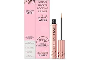 LEVAYE' LeVaye Cosmetics Show Lash Eyelash Serum for Longer, Thicker, Gorgeous Looking Lashes, Cruelty Free Lash Serum
