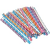 500 Pixy Silly Stix Sugar Candy Straws - Cherry - Blue Raspberry - Grape - Orange