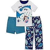 Ms. Rachel Kids Pajama Set - 3 Piece Sleepwear Set with Pants, Shirt & Shorts - Girls & Boys Toddler Pjs - Official Product