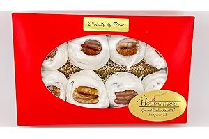 HOLIDAY FARMS 8 Piece Divinity Gift Box (With Pecans) Old Fashioned Divinity, Just Like Home Made