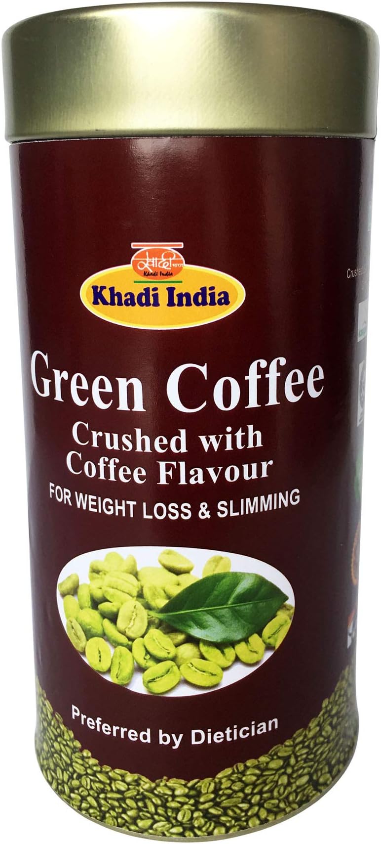 Green Coffee Crushed Beans with Roasted Coffee, 100g